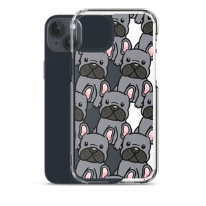 Rexeey - Transparent  French Bull Dog iPhone Case