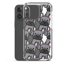 Load image into Gallery viewer, Rexeey - Transparent  French Bull Dog iPhone Case