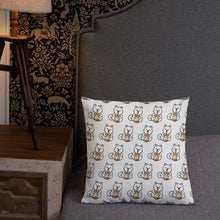 Load image into Gallery viewer, Bubble Tea Rex Premium Pillow