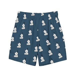 All Over Confused Rex Print Men's Swimming Trunks