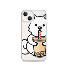 Load image into Gallery viewer, Rexeey - Transparent Bubble Tea Rex V2 iPhone Case