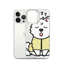 Load image into Gallery viewer, Rexeey - Transparent Sleepy Rex iPhone Case